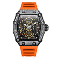 Onola 3828D Men'S Mechanical Vintage Waterproof Watches Anolug 2024 Mens Automatic Rim Watch Cheap Black Mens Watches