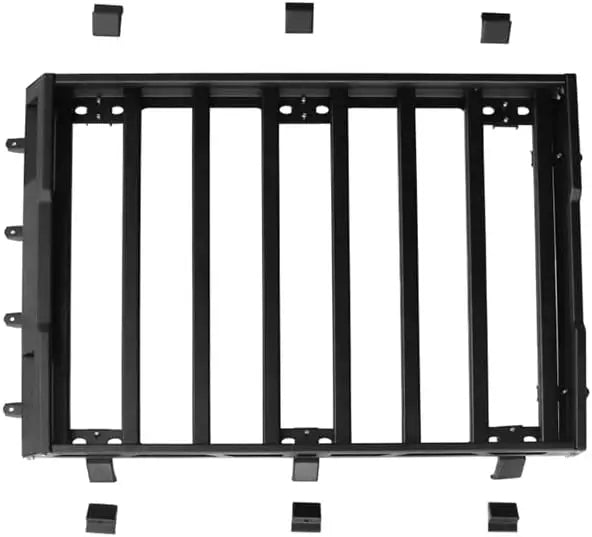 Tellika Aluminum Alloy Roof Luggage Rack with LED Light Bar Carrier Box Fit for Suzuki Jimny JB64 JB74 Accessories