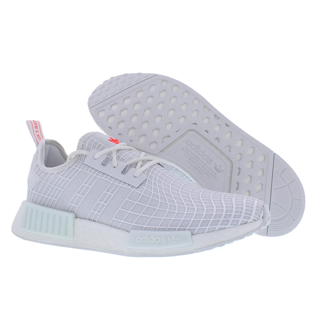 For Originals NMD_R1 Men's Running Shoes Cloud White/Solar Red/Cloud White | 100% Authentic Made in Vietnam