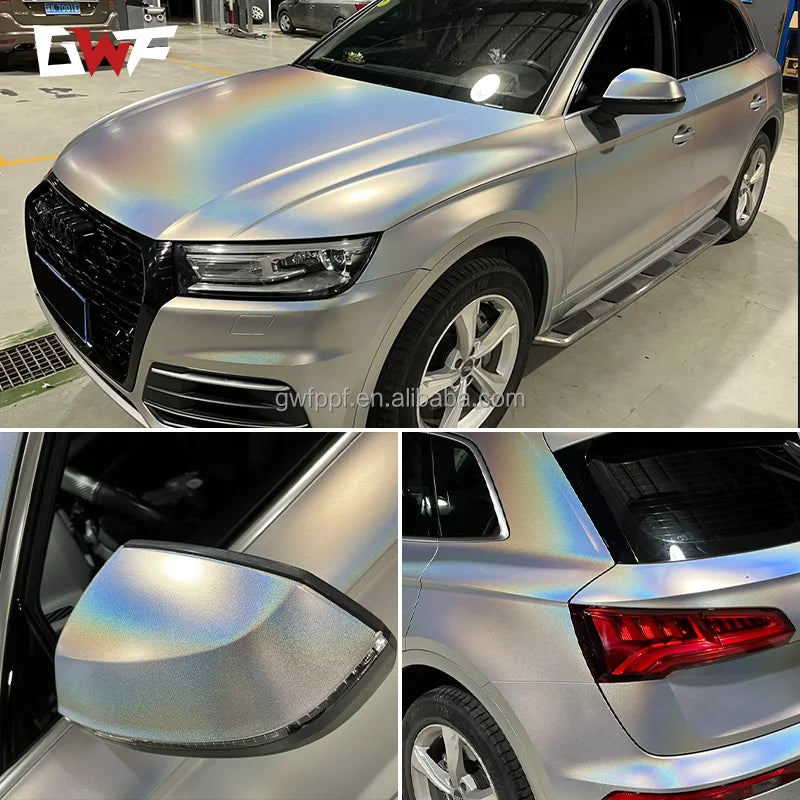 Air Bubble Free Good Quality Popular Chrome Laser Red Wholesale Price Advertising Full Body Film Car Wrap Vinyl