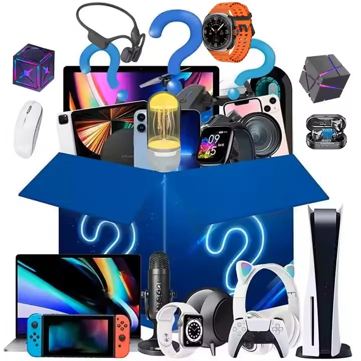 Electronics 3C Lucky Mystery Box Blind Box 100% Surprise High Quality Mistery New Christmas Gift Novelty Random Item Mystery Box