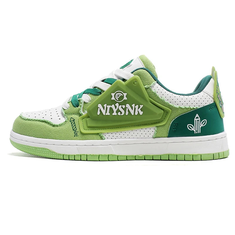 Custom Fashion Skateboarding Shoes Original Designer Logo Unisex Classic Flat Shoes Casual Walking Man Sneaker