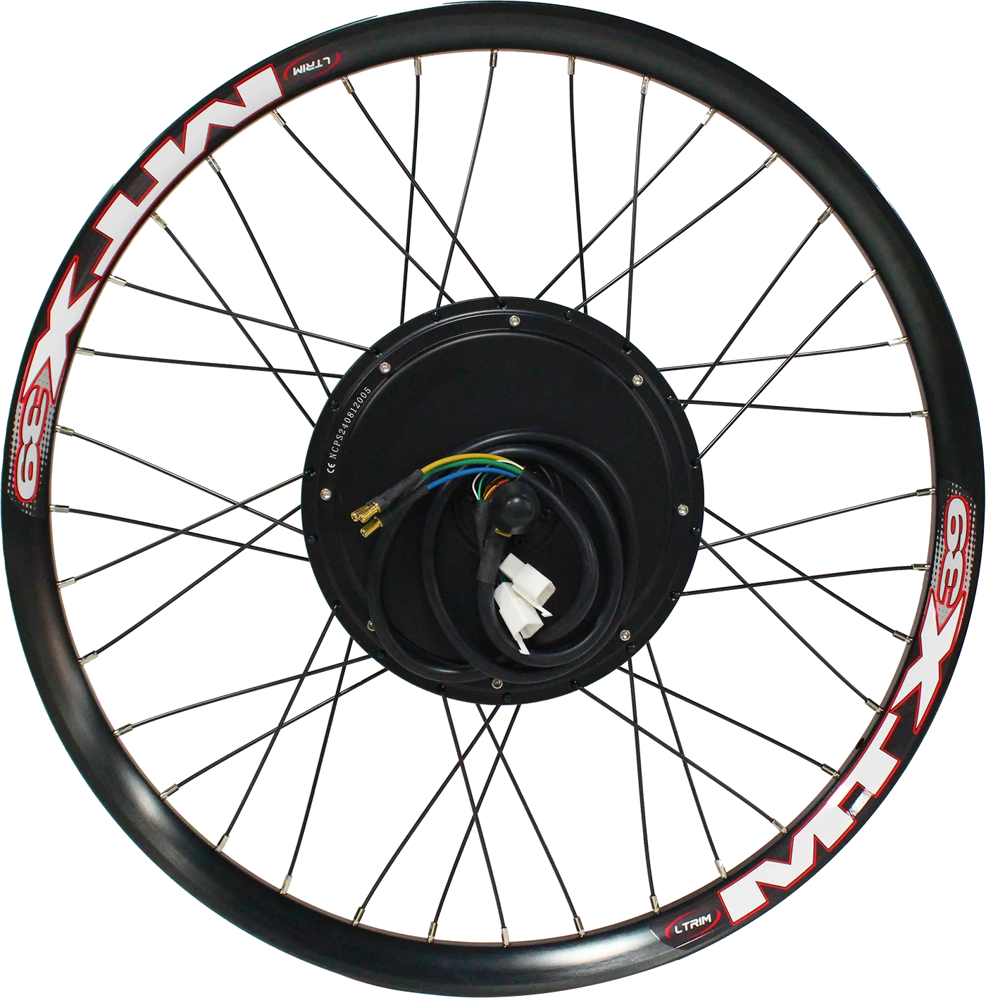 US Stock 72v 3000w Electric Conversion Kit Super Power  Brushless Gearless Motor 60amp FOC Sin Wave Controller MTX Bicycle Rim