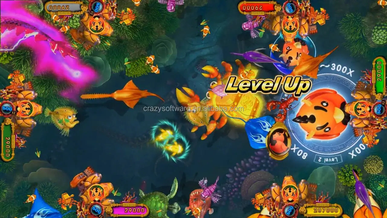 Fun & Exciting 4 Seaters Arcade Experience Multi-Player Arcade Machine Ocean King 3 Plus Devil Ducky