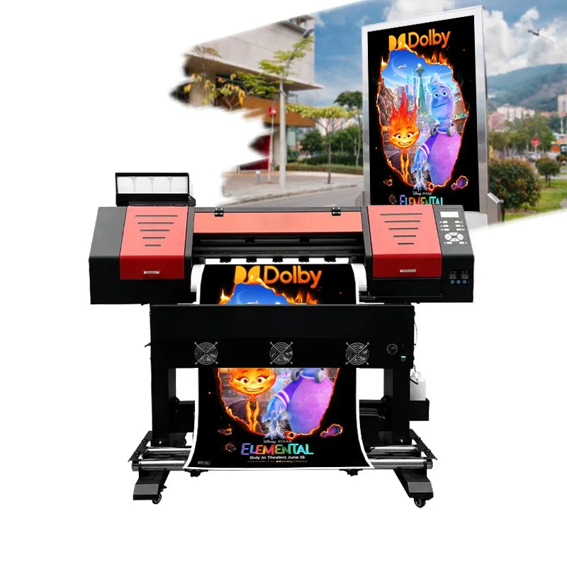 70cm Eco Solvent Printer Sublimation Heat Transfer T-shirt Inkjet Printer Small Size Vinyl Canvas Poster Plotter