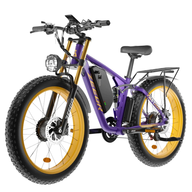 US Stock 48v 2000w Ebike Factory Low Price Fat Tire Electric Bike Full Suspension E-bike Usa Fat Tire Electric Bike