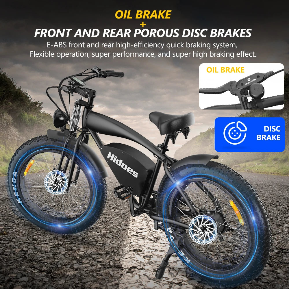 US Europe Warehouse Delivery Cheap Fast Speed Hidoes B3 Bike 1200W 48V 2 Wheels Off Road Electric Bicycle Adult Electric Bike