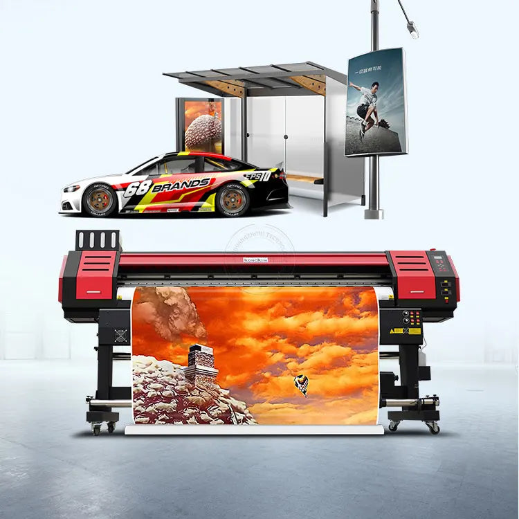1.3m 1.6m 1.8m 3.2m Large Format Eco Solvent Printer I3200 Xp600 for Vinyl, Banner, Sticker Printing