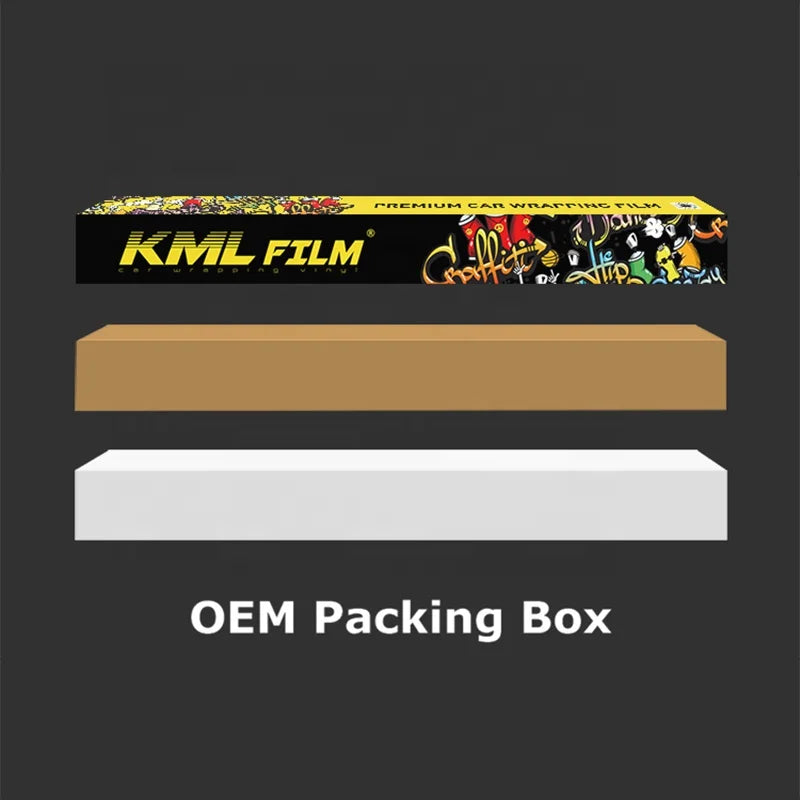 PET Rainbow Forged Carbon Fiber Film Gold Wrap Vinyl with Glossy Finish Color-Changing and Scratch-Resistant for KML Cars