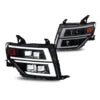 HCMOTIONZ Car Front Lamps Assembly Lighting System 2006-2021 V93/V97 Full LED Headlights for Mitsubishi Pajero