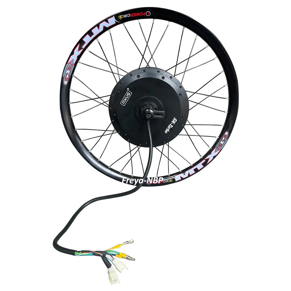 MXUS 72v 5000w 5k-turbo 3T 150mm  Electric Ebike Bicycle Hub Motor Waterproof Sabvoton 100A UKC1+ Rear Conversion Kits MTX Rim