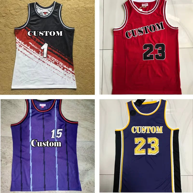 Wholesale High Quality Plus Size Basketball Jersey Custom with Logo Breathable Design New Stitch Jerseys for 30 Teams