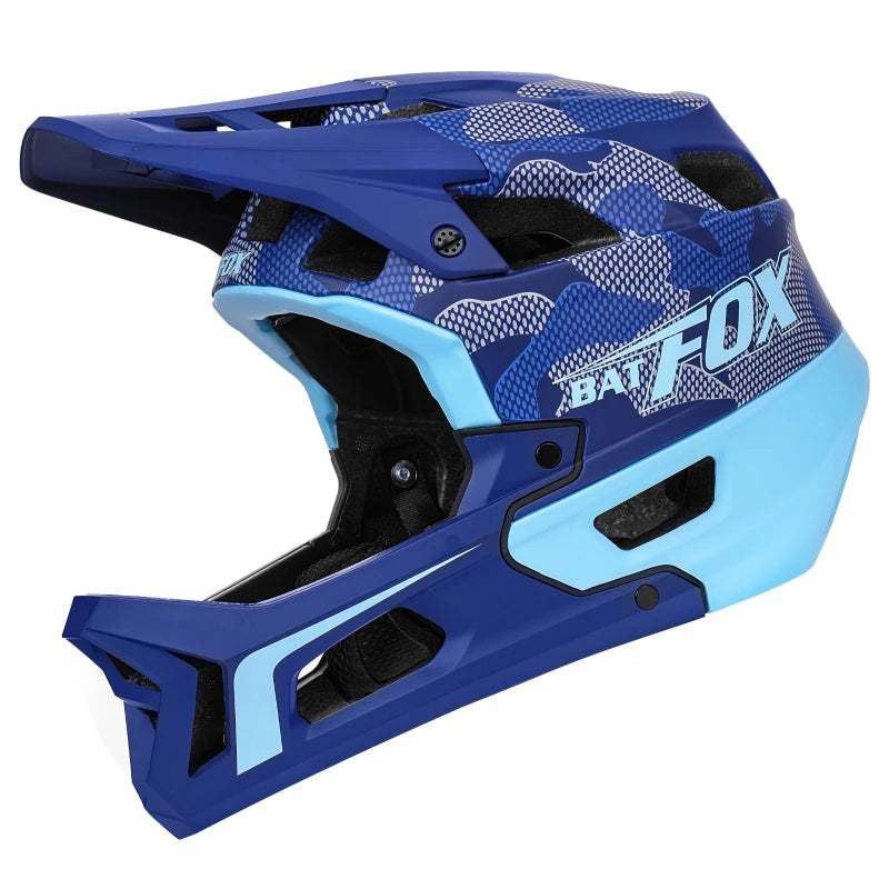 CPSC ASTM F1952 EN1078 CE Approved Full Face Dirt Bike Helmet with Double Visors MTB Mountain Bike Design LA015-109