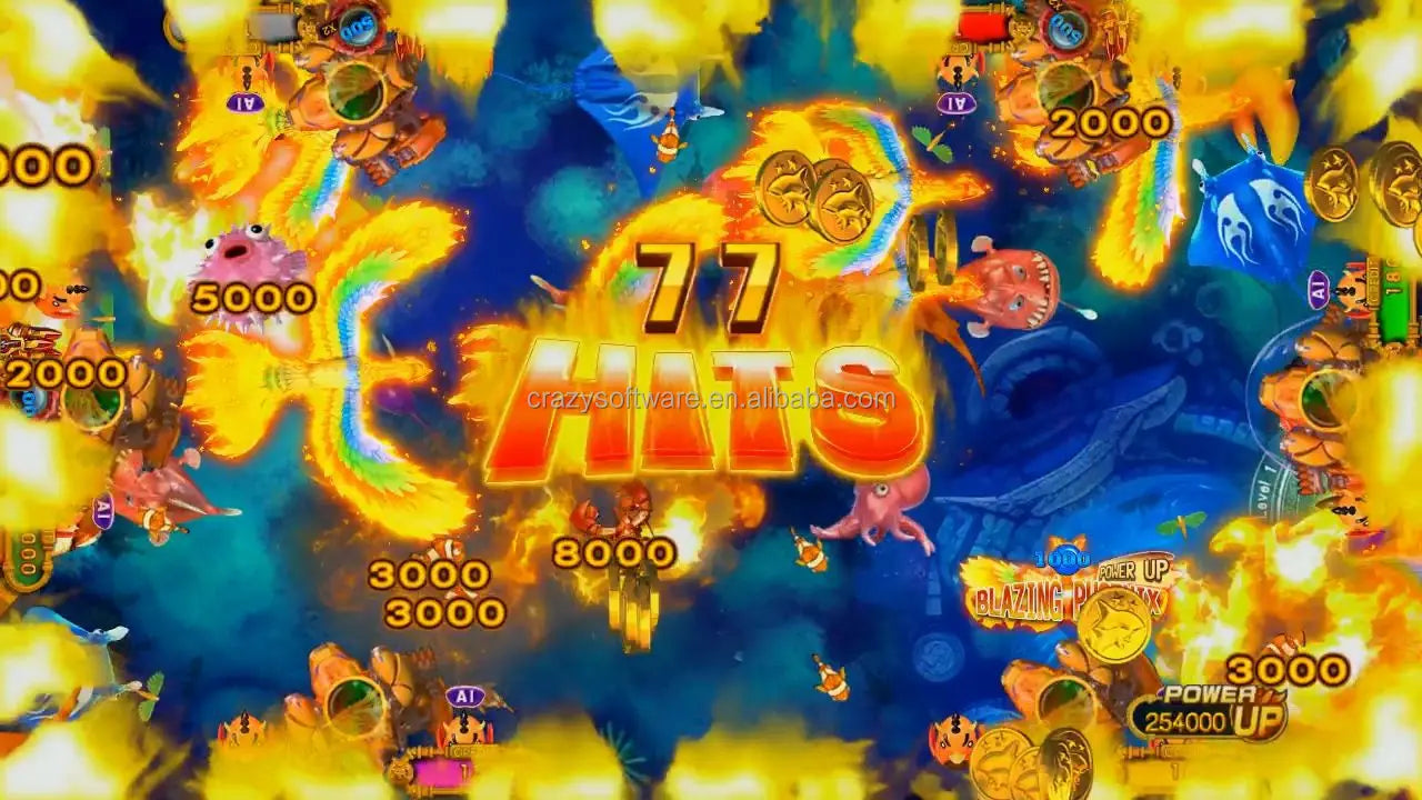 Fun & Exciting 4 Seaters Arcade Experience Multi-Player Arcade Machine Ocean King 3 Plus Devil Ducky