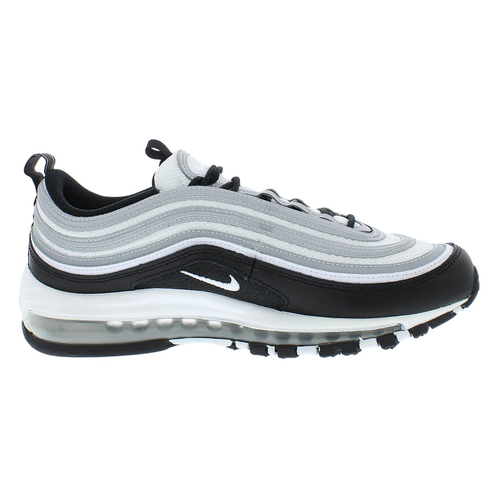For for 97 Men's Athletic Shoes in Black/White/Reflect Silver Breathable Trail Summer & Spring-Vietnam Made 100% Authentic