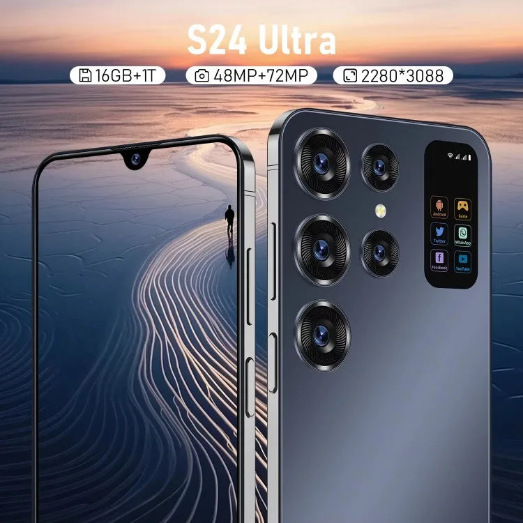 Cellphone Original S24 Ultra 16GB+512GB Smartphone 7inch Unlocked Dual Card 5G Phones Android 13.0 Mobile Phones
