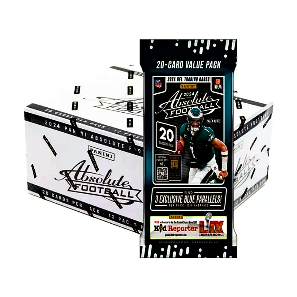 2024 NFL Panini Absolute Football Jumbo Value Fat Pack Cello Box
