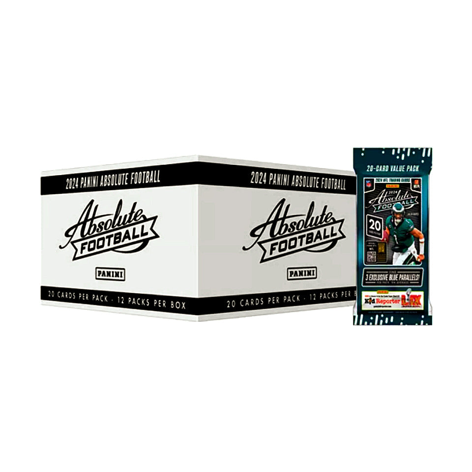 2024 NFL Panini Absolute Football Jumbo Value Fat Pack Cello Box