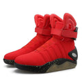 Basketball Light Sneakers "back To Future" Led Glowing For Men Cosplay High Top Shoes Men Dance Shoes Zapatillas Hombre