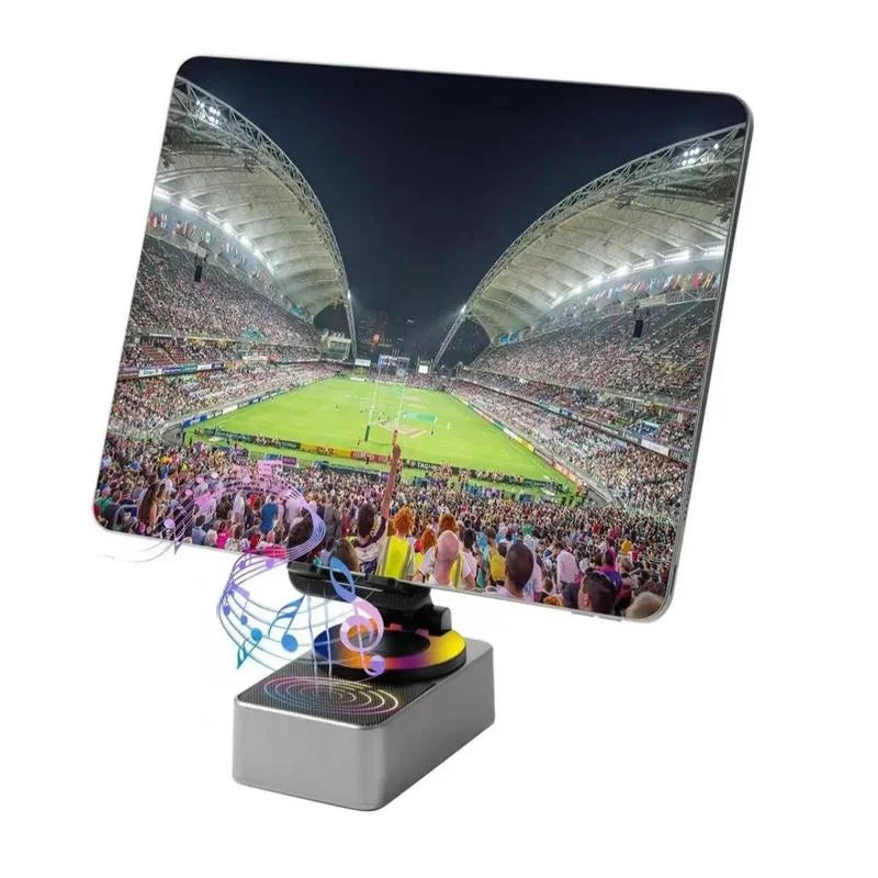Wireless Audio Bluetooth Speaker Power Bank, 5 in 1 Emergency Charging LEDPhone Holder Festival Gifts for Friend Family