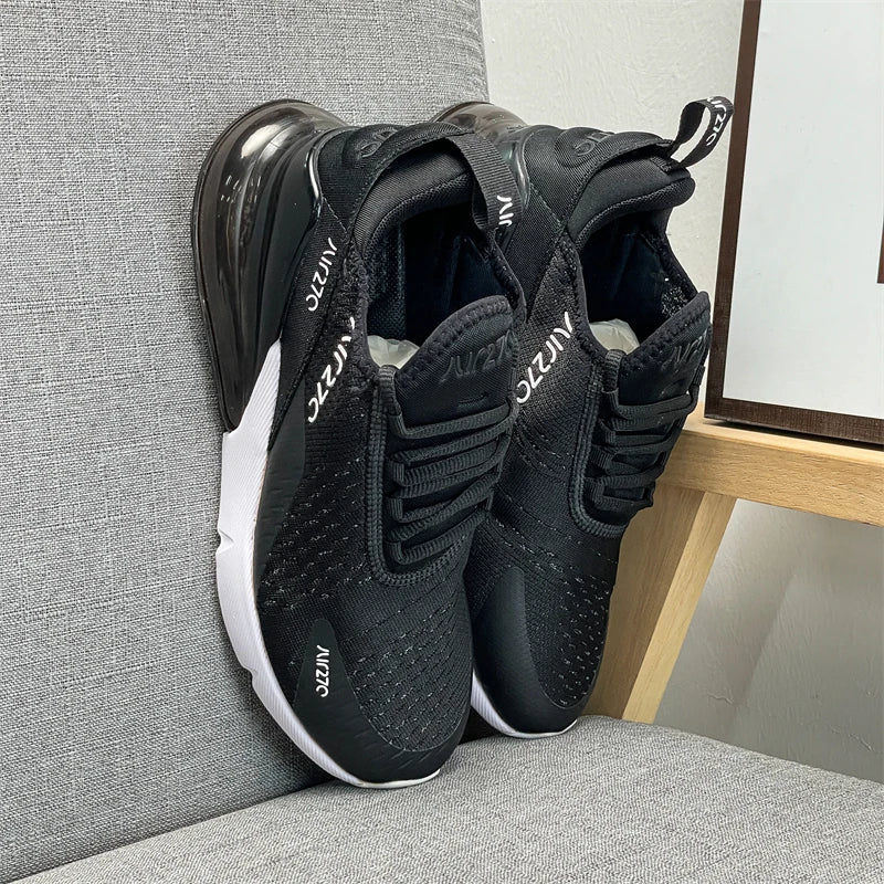 2026 New Black Chunky Tire Sneakers Unisex Retro Mesh Breathable Dad Shoes Height Increasing Wear-resistant