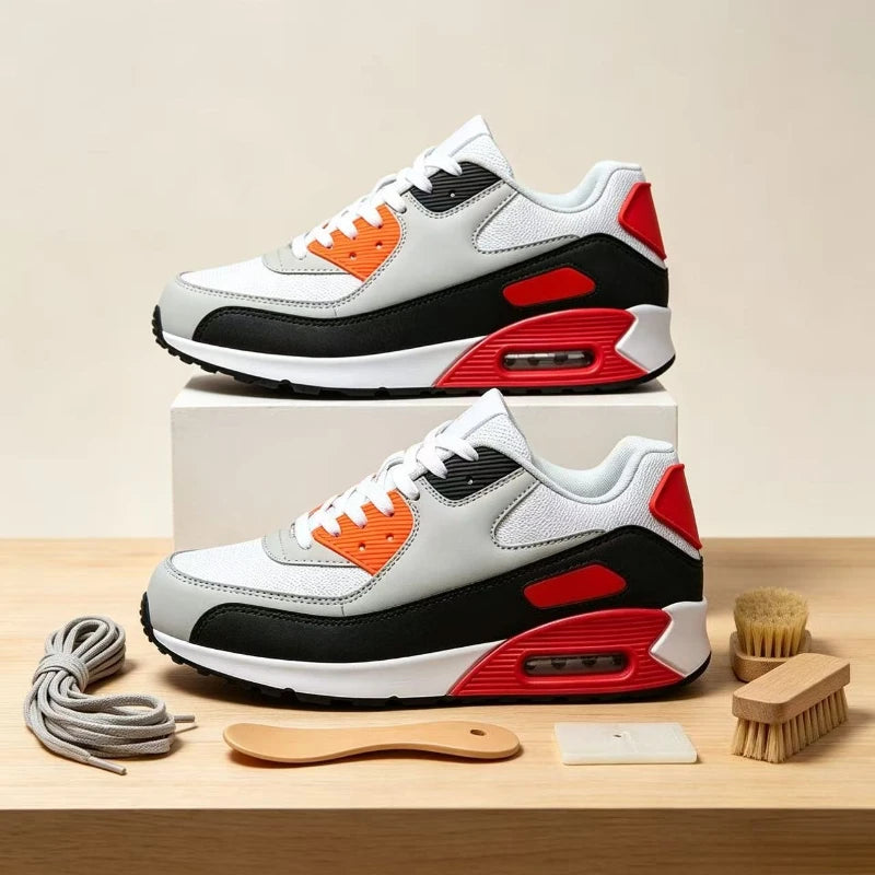 Daily Casual Basketball Sports Shoes High Toughness Rubber Outsole Breathable Comfortable Shock Cushion Outdoor Training Match