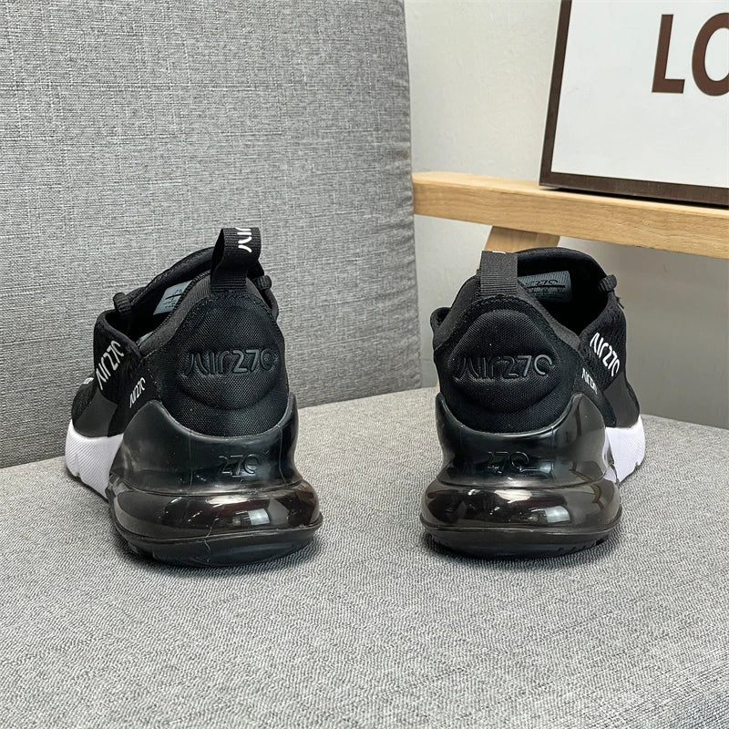 2026 New Black Chunky Tire Sneakers Unisex Retro Mesh Breathable Dad Shoes Height Increasing Wear-resistant