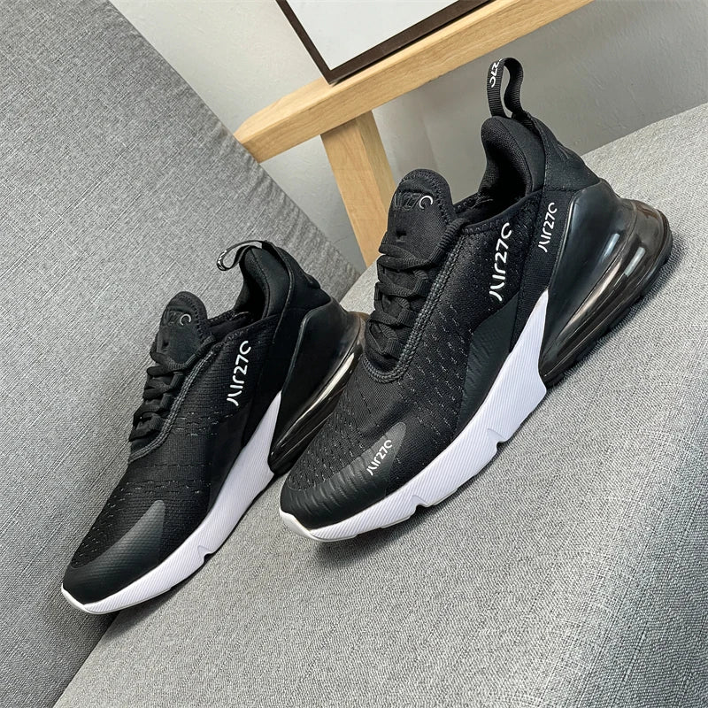 2026 New Black Chunky Tire Sneakers Unisex Retro Mesh Breathable Dad Shoes Height Increasing Wear-resistant