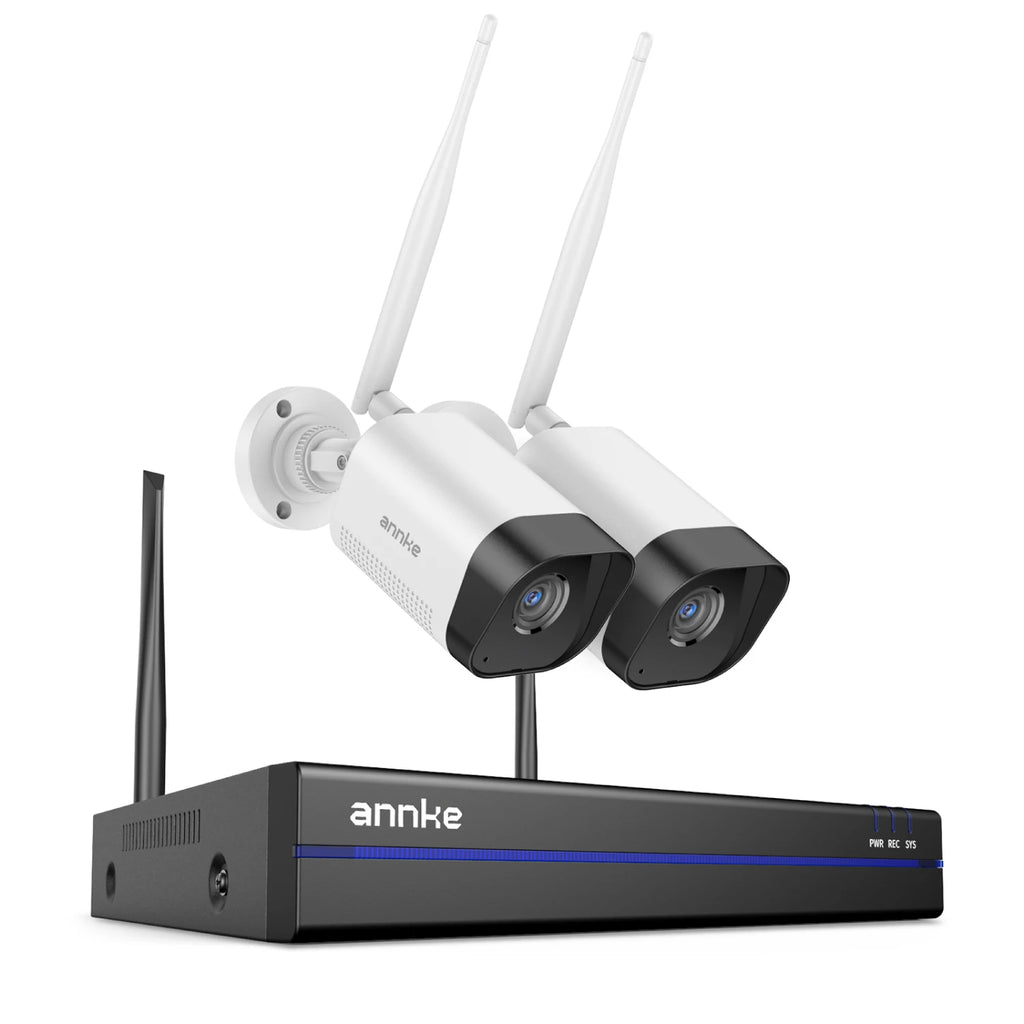 Annke 8MP Wireless CCTV System 16CH NVR Video Surveillance Kit Two Way Audio poe camera 2/4/6 PCS 4K Wifi security camera