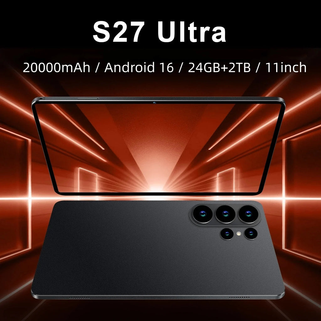 Original Tablet S27 Ultra 11 Inch 22GB RAM 2TB ROM tablet Android 15 Core Pad Tablet PC Phone Dual Wifi tablette android 태블릿 PC