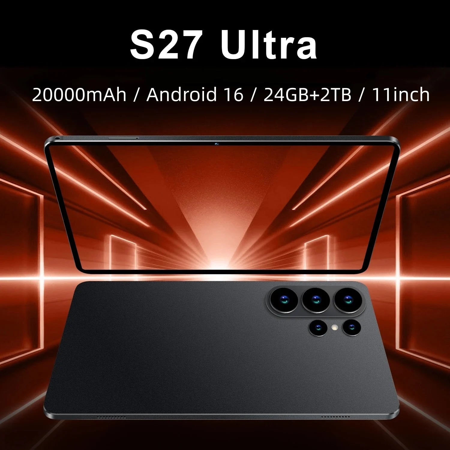 Original Tablet S27 Ultra 11 Inch 22GB RAM 2TB ROM tablet Android 15 Core Pad Tablet PC Phone Dual Wifi tablette android 태블릿 PC