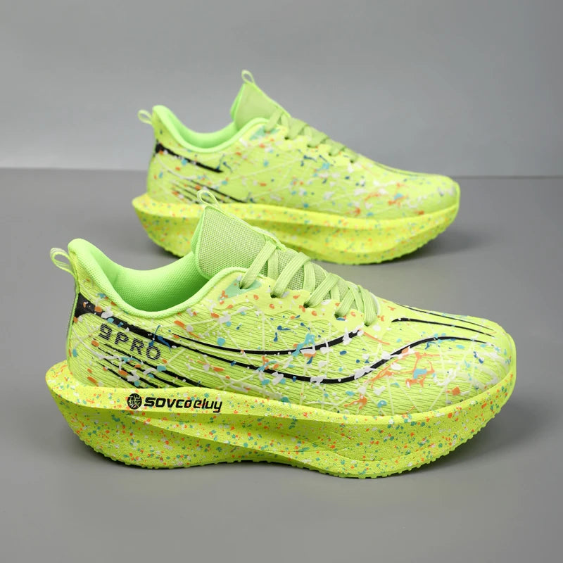 Men's Sneakers Trend Walking Speciality Carbon Board Marathon Sports Shoes Male Running Athletic Nonskid Sneakers﻿ For Women