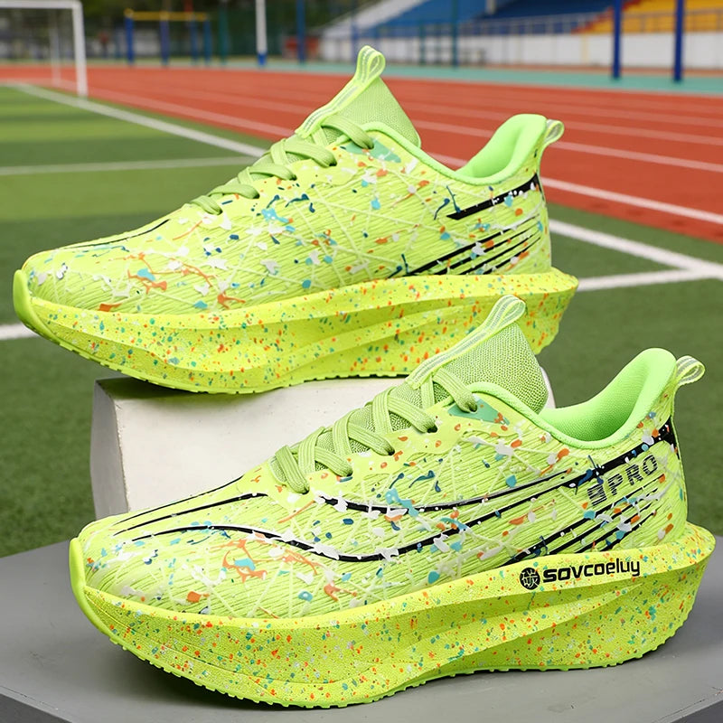 Men's Sneakers Trend Walking Speciality Carbon Board Marathon Sports Shoes Male Running Athletic Nonskid Sneakers﻿ For Women