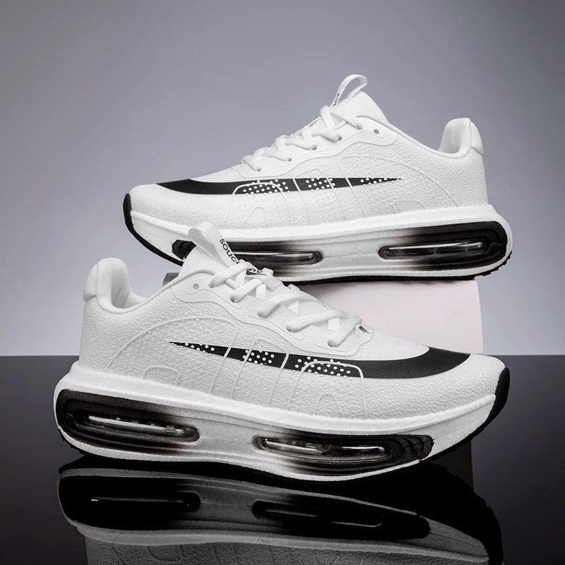 Casual Sneakers Air Cushion Running Shoes Jogging Marathon Men Sports Breathable Lightweight Comfortable Nonskid Leisure Nk Shoe