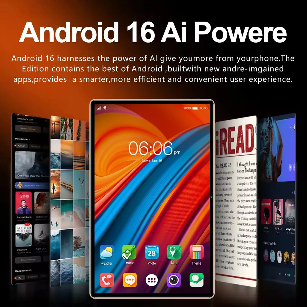 Original Tablet S27 Ultra 11 Inch 22GB RAM 2TB ROM tablet Android 15 Core Pad Tablet PC Phone Dual Wifi tablette android 태블릿 PC