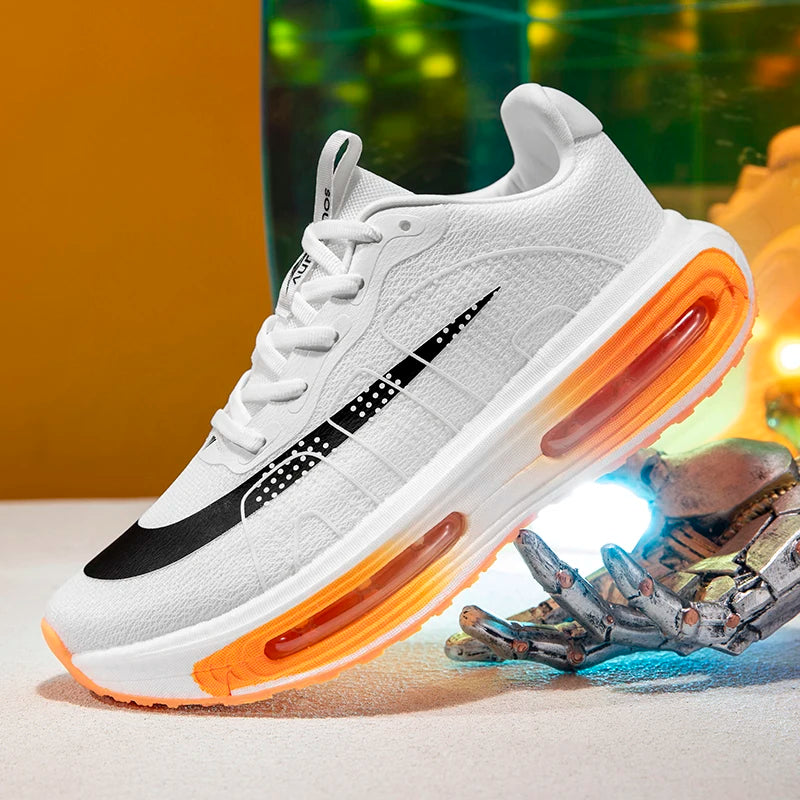 Casual Sneakers Air Cushion Running Shoes Jogging Marathon Men Sports Breathable Lightweight Comfortable Nonskid Leisure Nk Shoe