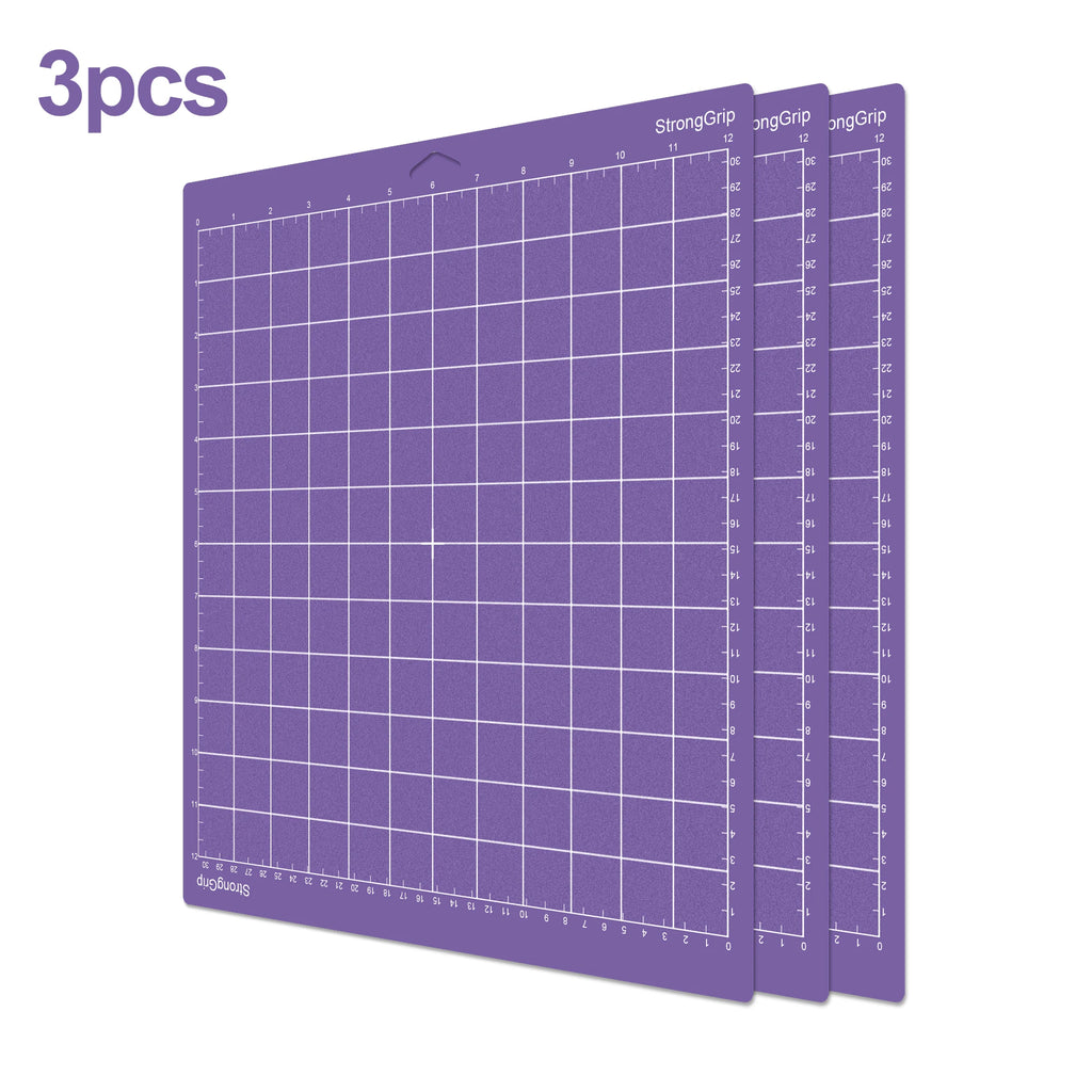 3/4 Pack 12x12 Inch Portable Replacement Cutting Mat for Cricut, Strong Adhesive PVC Material for Cameo Silhouette, Perfect for