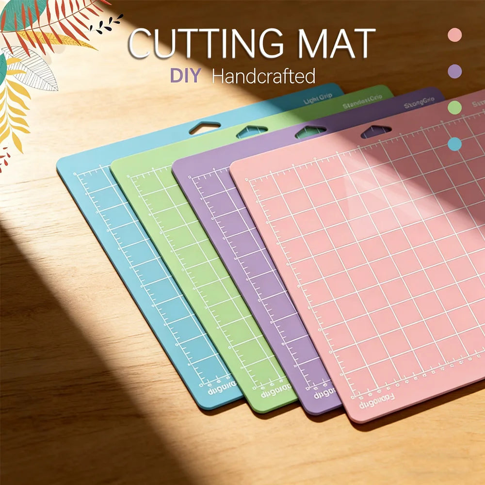 3/4 Pack 12x12 Inch Portable Replacement Cutting Mat for Cricut, Strong Adhesive PVC Material for Cameo Silhouette, Perfect for