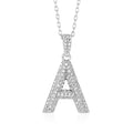 Initial Necklace in Sterling Silver