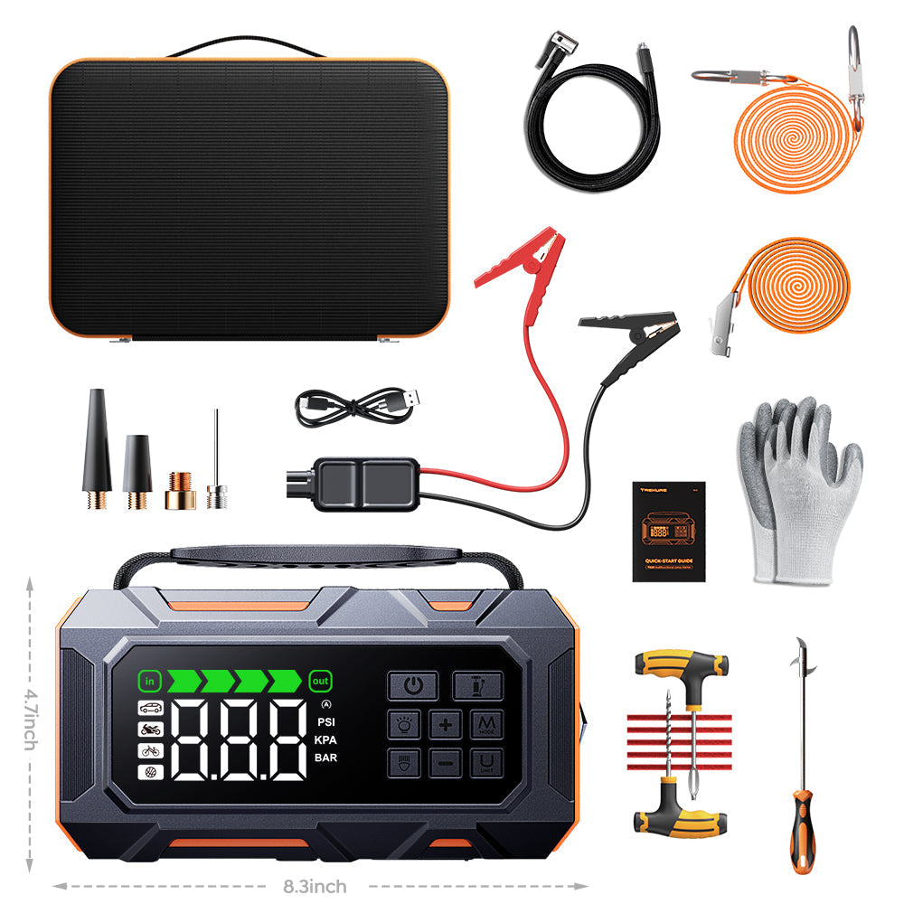 【New Arrivals】Buture Beta09 Jump Starter 8000A All‑in‑One Roadside Power Pack