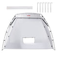 Portable Paint Booth, Larger Spray Paint Tent with Built-in Floor & Mesh Screen, Painting Tent Station for Furniture DIY Hobby Tool, 7.5x5.2x5.2ft Spray Paint Shelter
