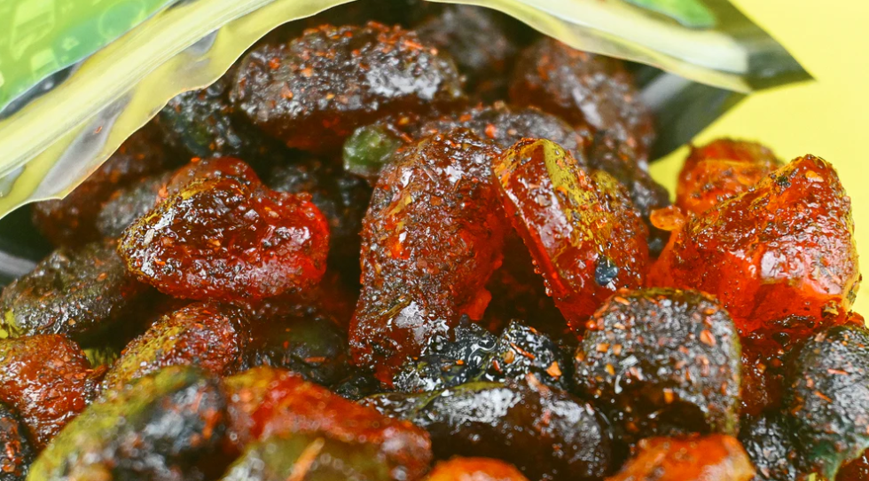 Fiesta's Gushers Gummy Bears with Chamoy