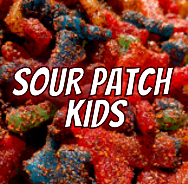 Fiestas Sour Patch Kids with Chamoy