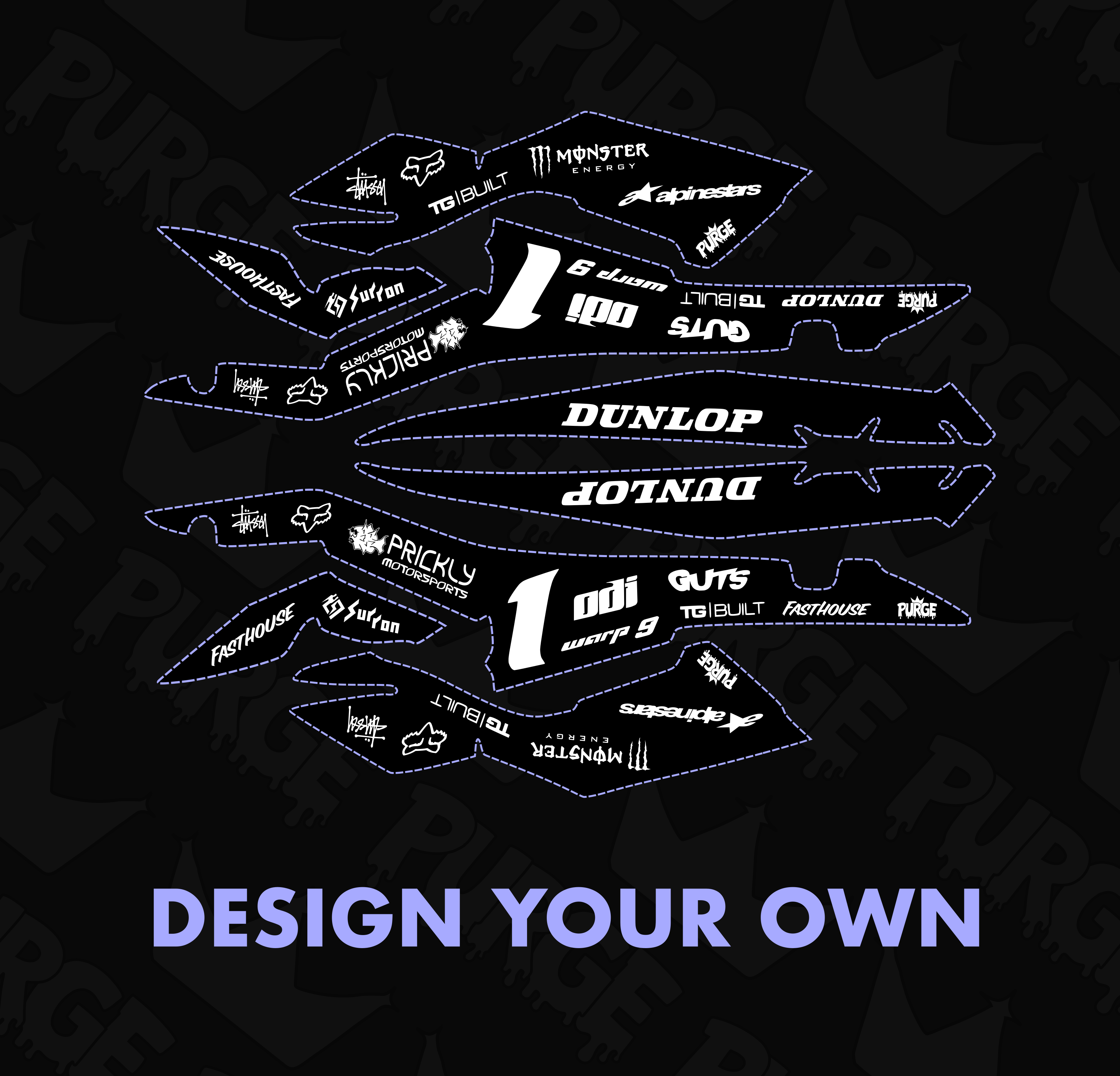 Ultra Bee Side Plastics Decals (COLLECTIVE)